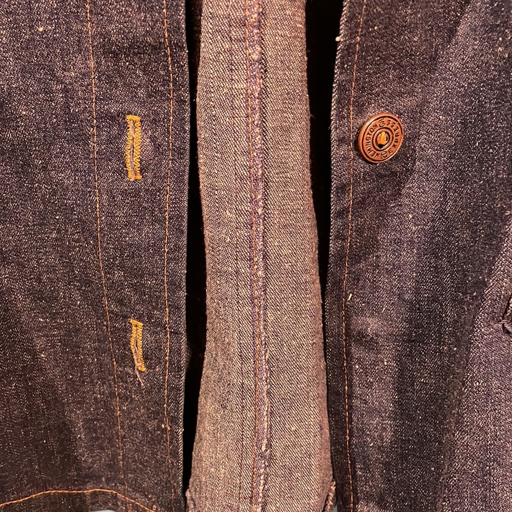 VTG Remington 1970s darkwash denim ranchwear shacket - Picture 6 of 6